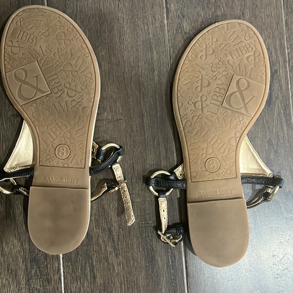 Sam n Libby Black Dress Flats sz 8 - Picture 2 of 5